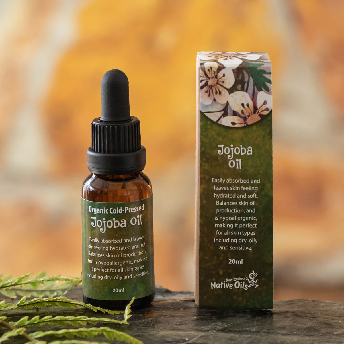 Jojoba Oil (ColdPressed Organic) 20ml NZ Native Oils