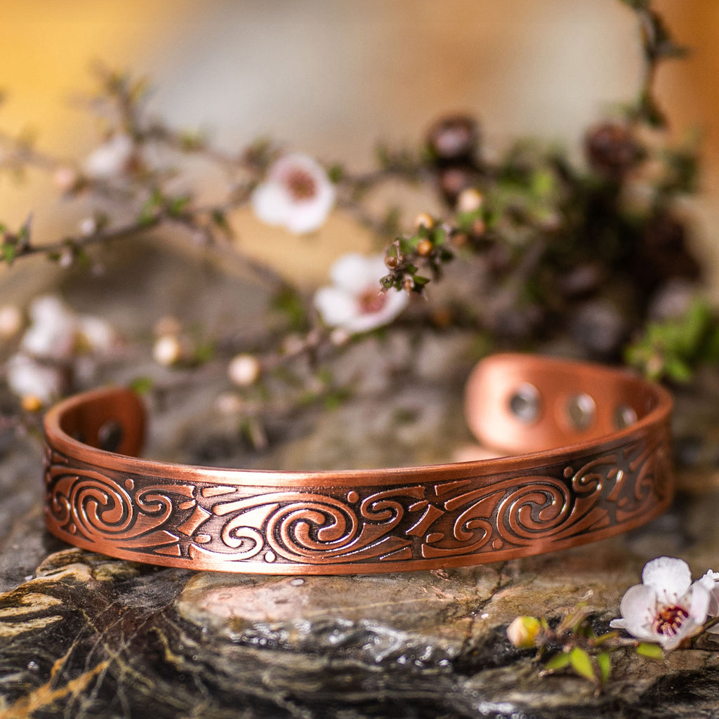 Healing Energy Magnetic 100% Copper Bracelet-NZ Native Oils Ltd