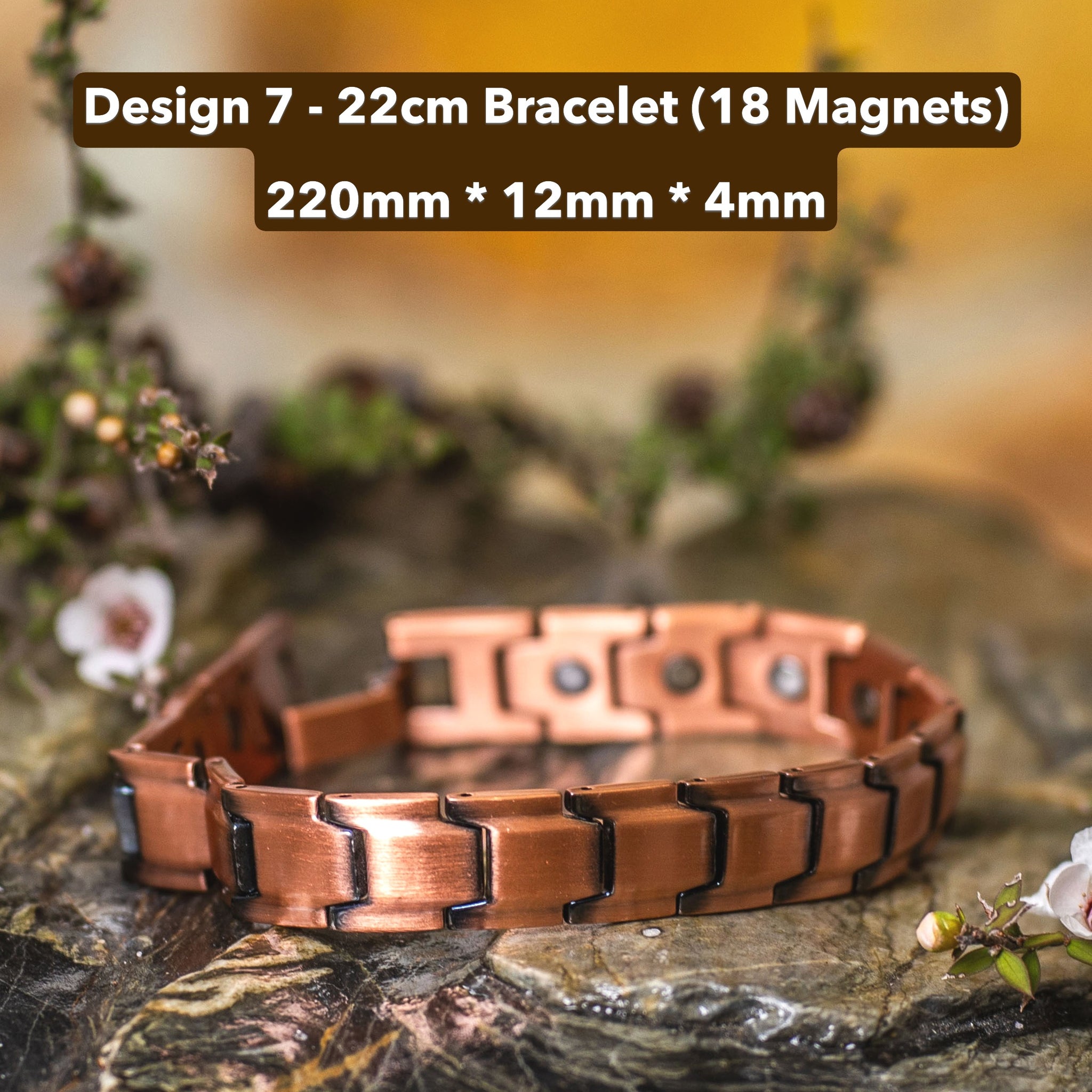 Healing Energy Magnetic 100% Linked Copper Anklets & Bracelets-NZ Native Oils Ltd