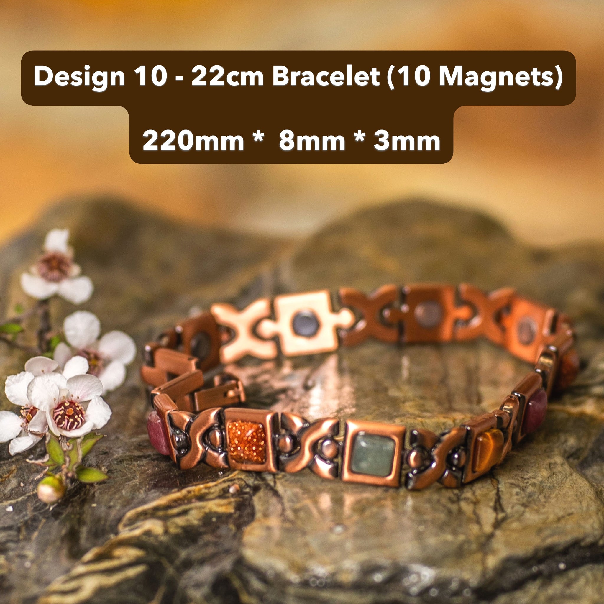 Healing Energy Magnetic 100% Linked Copper Anklets & Bracelets