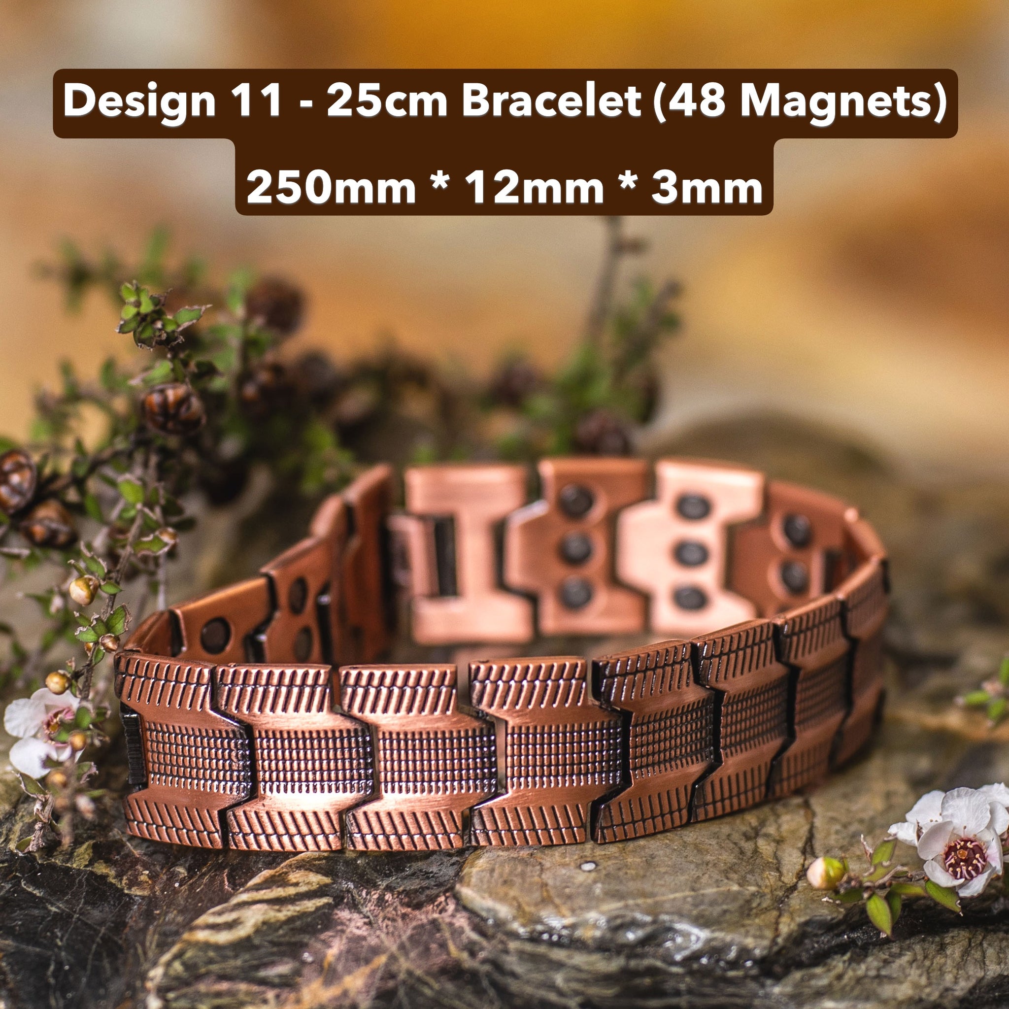 Healing Energy Magnetic 100% Linked Copper Anklets & Bracelets