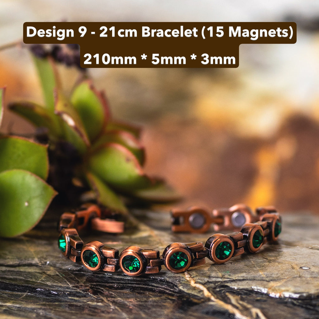Healing Energy Magnetic 100% Linked Copper Anklets & Bracelets-NZ Native Oils Ltd
