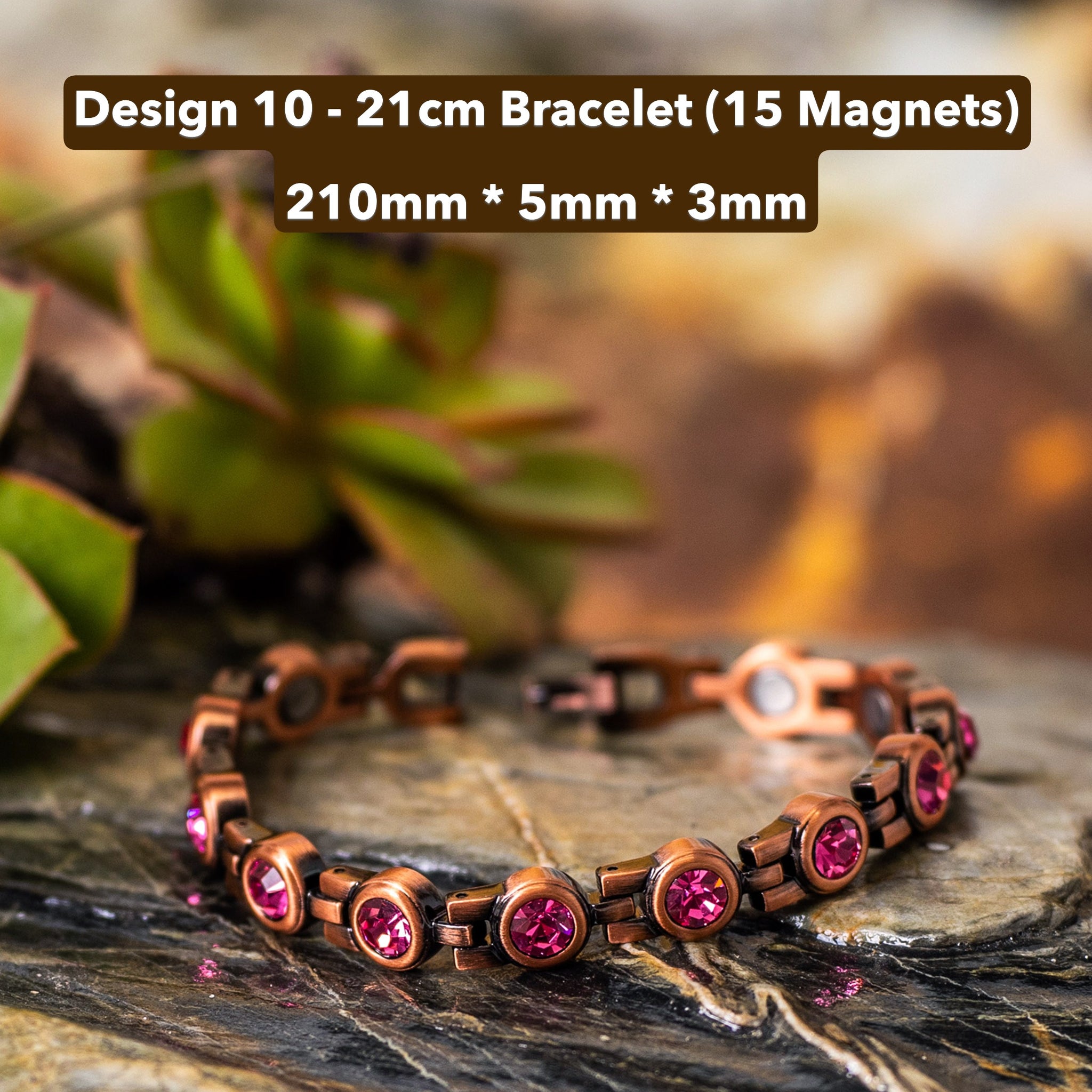 Healing Energy Magnetic 100% Linked Copper Anklets & Bracelets-NZ Native Oils Ltd