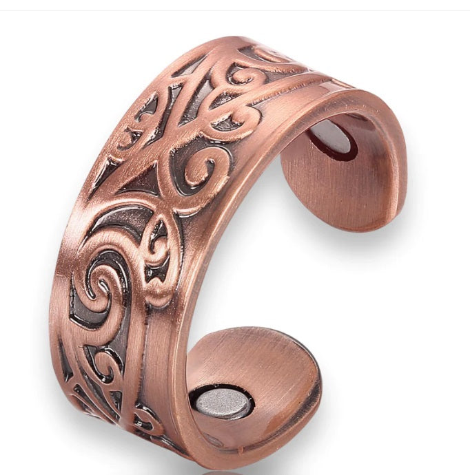 Healing Energy Magnetic 100% Copper Rings - Designed by Nita Henry-NZ Native Oils Ltd