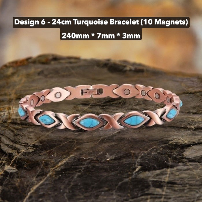 Healing Energy Magnetic 100% Linked Copper Anklets & Bracelets-NZ Native Oils Ltd