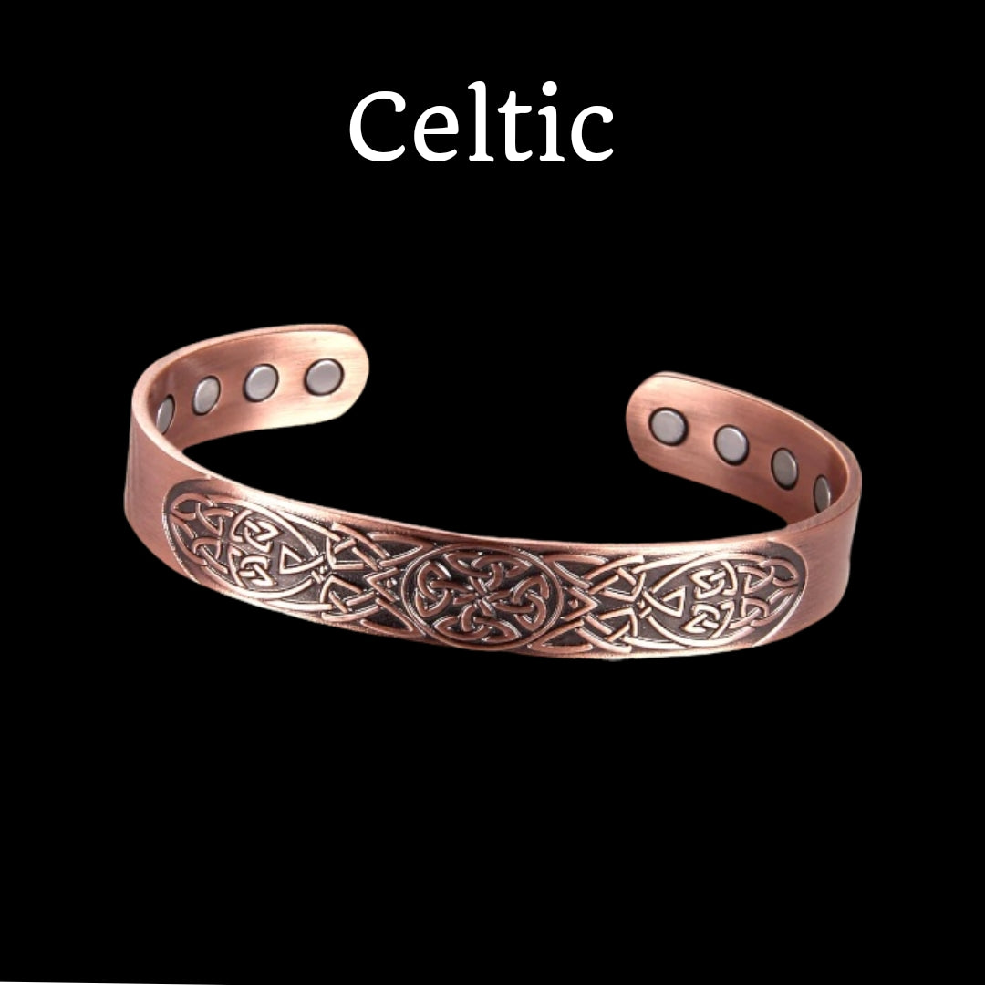 Pure Copper Magnetic Health Bangle - Traditional Twisted Rope Design - –  Helena Rose Jewellery
