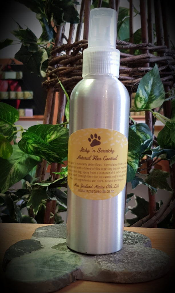 Itchy 'n Scratchy Natural Flea Repellent Spray 150ml-Dog Product-NZ Native Oils Ltd