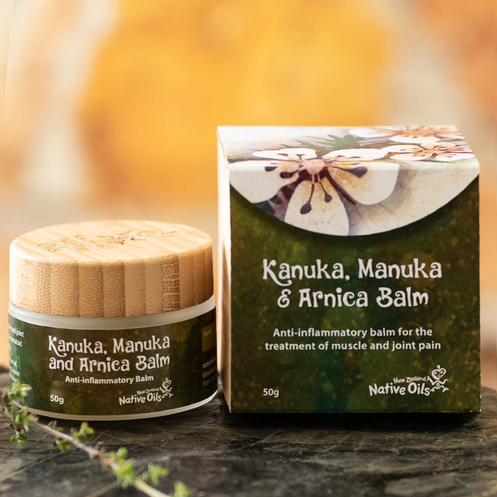 Kanuka, Manuka and Arnica Anti-Inflammatory Balm-NZ Native Oils Ltd