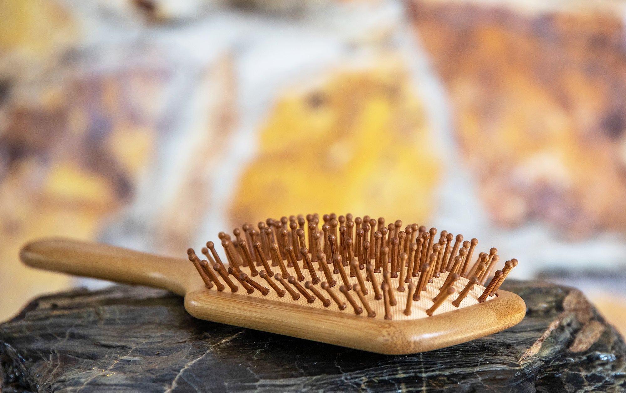 Bamboo Hair Brush-NZ Native Oils Ltd