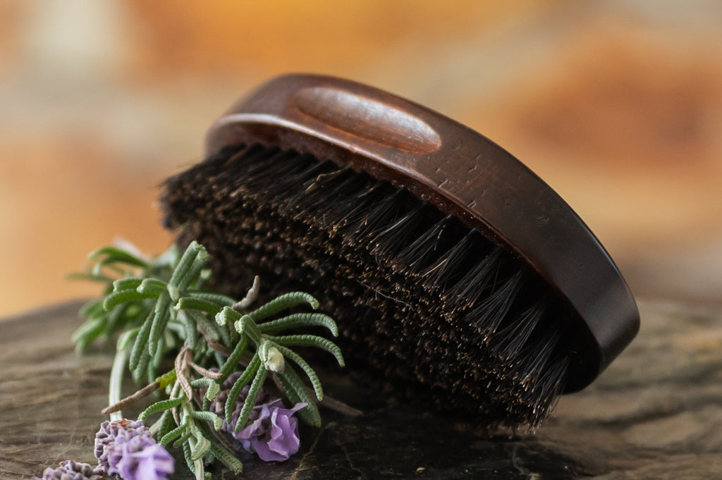 Men's Beech and Boar Bristle Hair and Beard Brush-NZ Native Oils Ltd