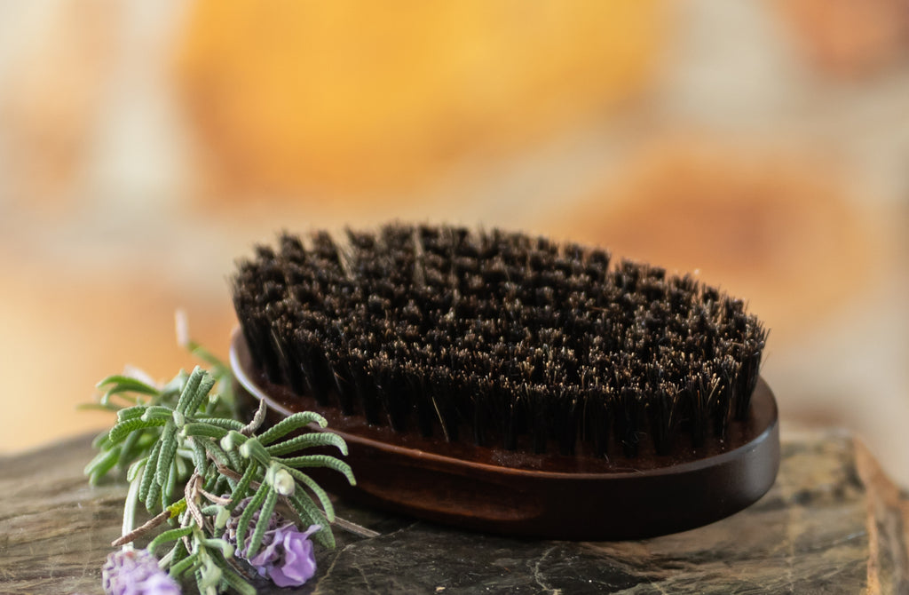 Men's Beech and Boar Bristle Hair and Beard Brush-NZ Native Oils Ltd