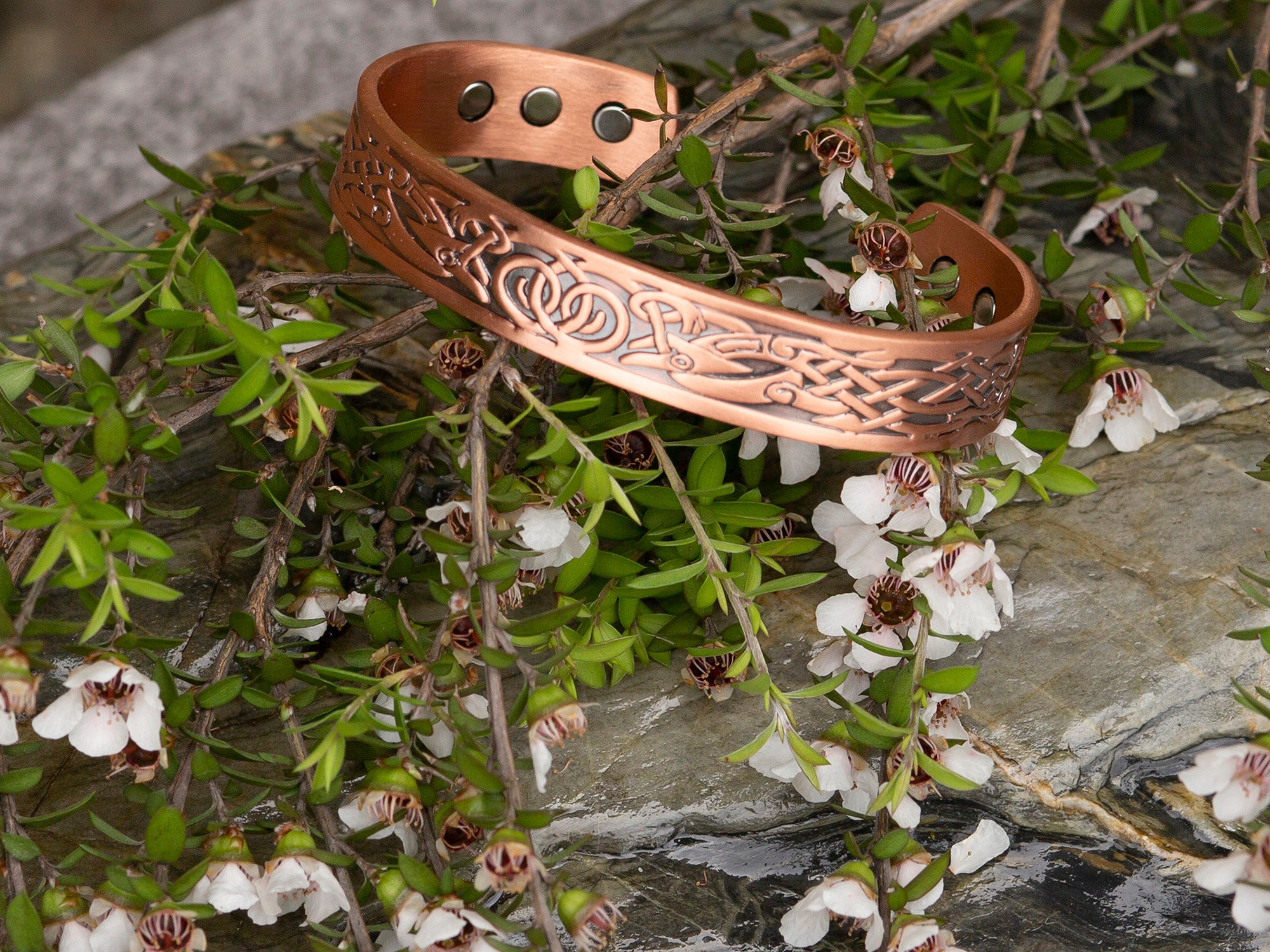 Copper Magnetic Bracelet Chain Link Design – Mnshaa