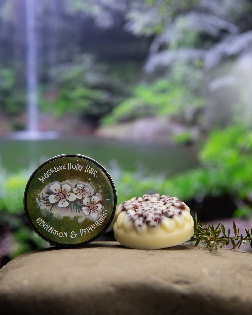 Massage Bar - Adzuki Beans with Cinnamon and Peppermint-NZ Native Oils Ltd