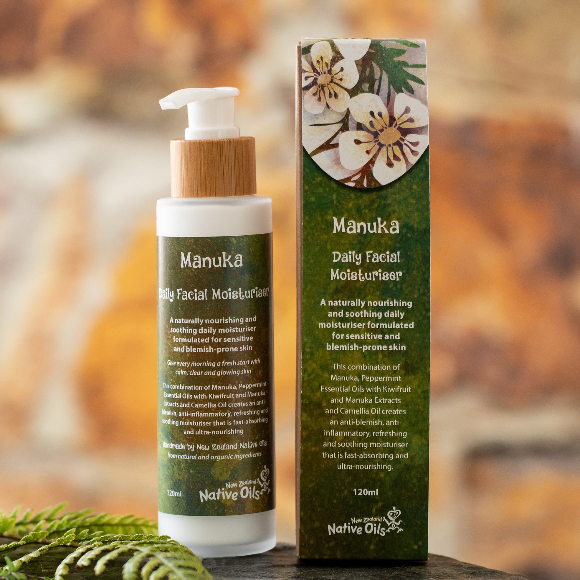Light Daily Manuka Moisturiser For Sensitive Skin-NZ Native Oils Ltd