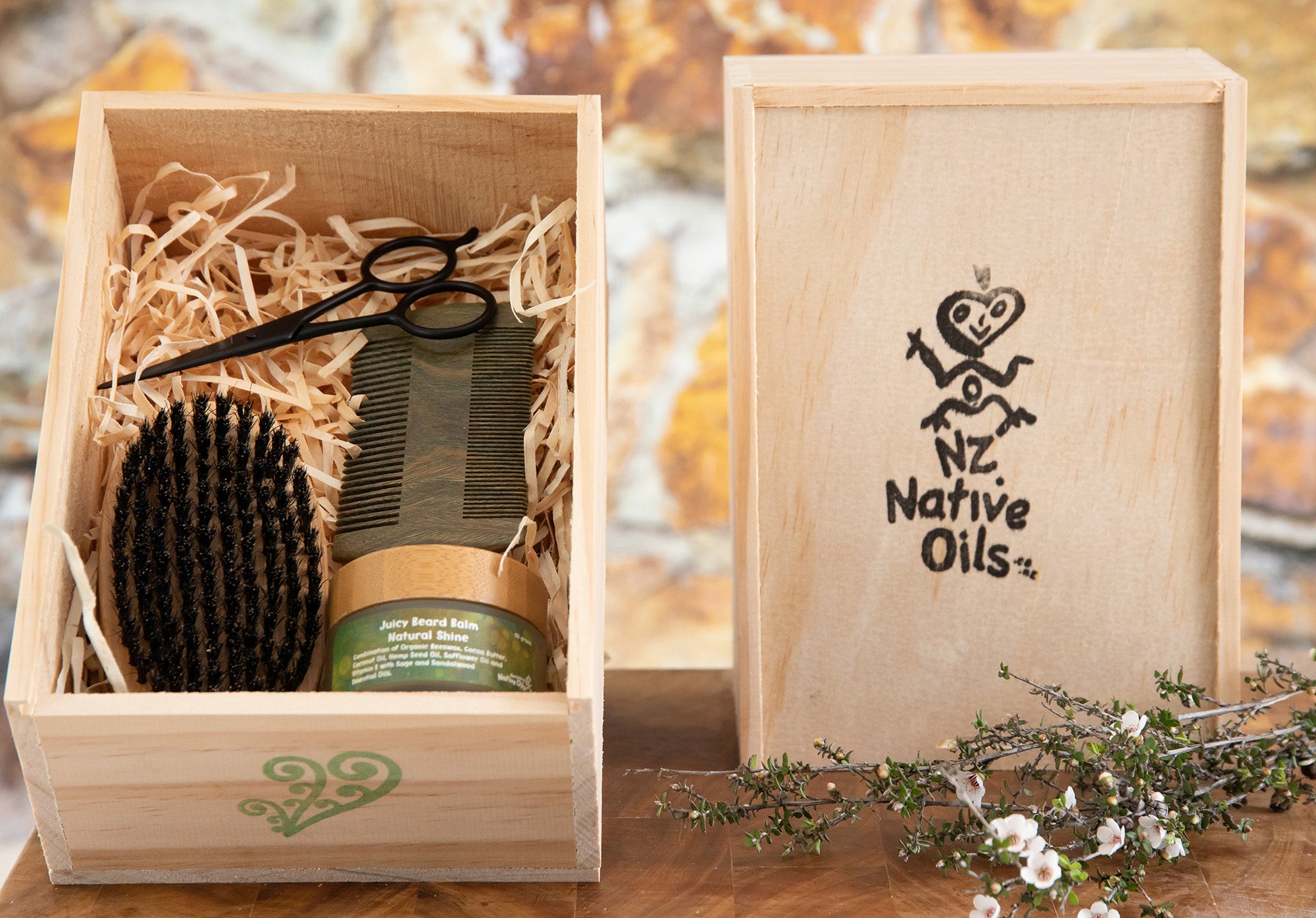 Men's Beard Grooming Kit-NZ Native Oils Ltd