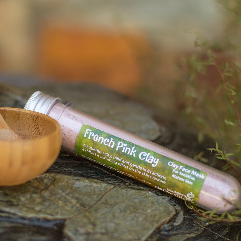 French Pink Clay 40g-NZ Native Oils Ltd