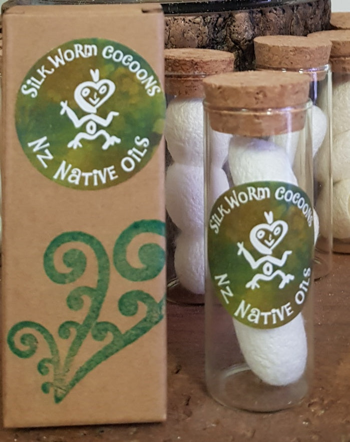 Silk Worm Cocoons-NZ Native Oils Ltd