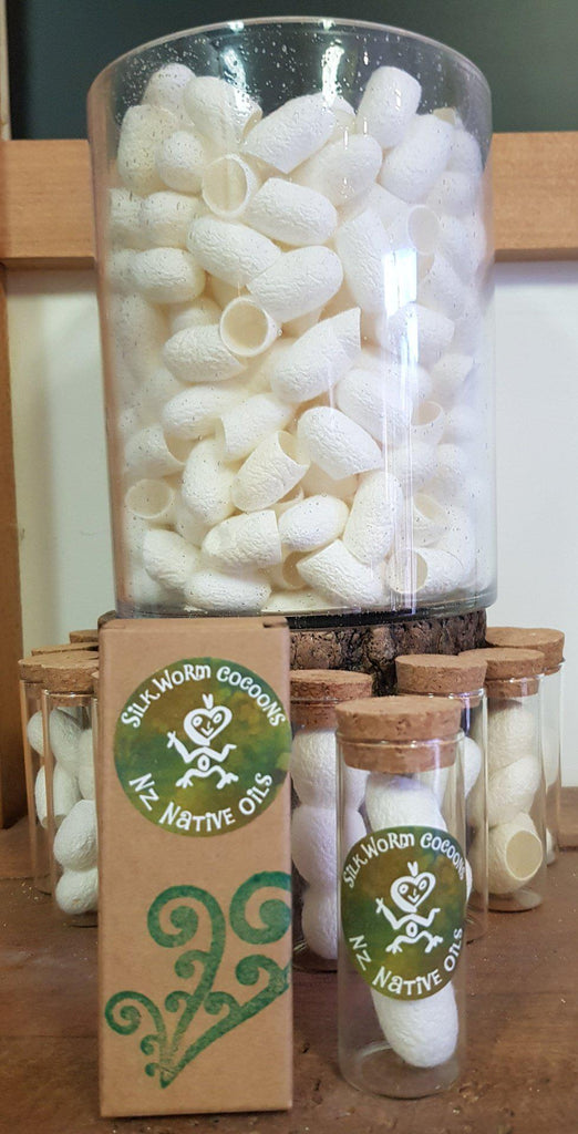 Silk Worm Cocoons-NZ Native Oils Ltd